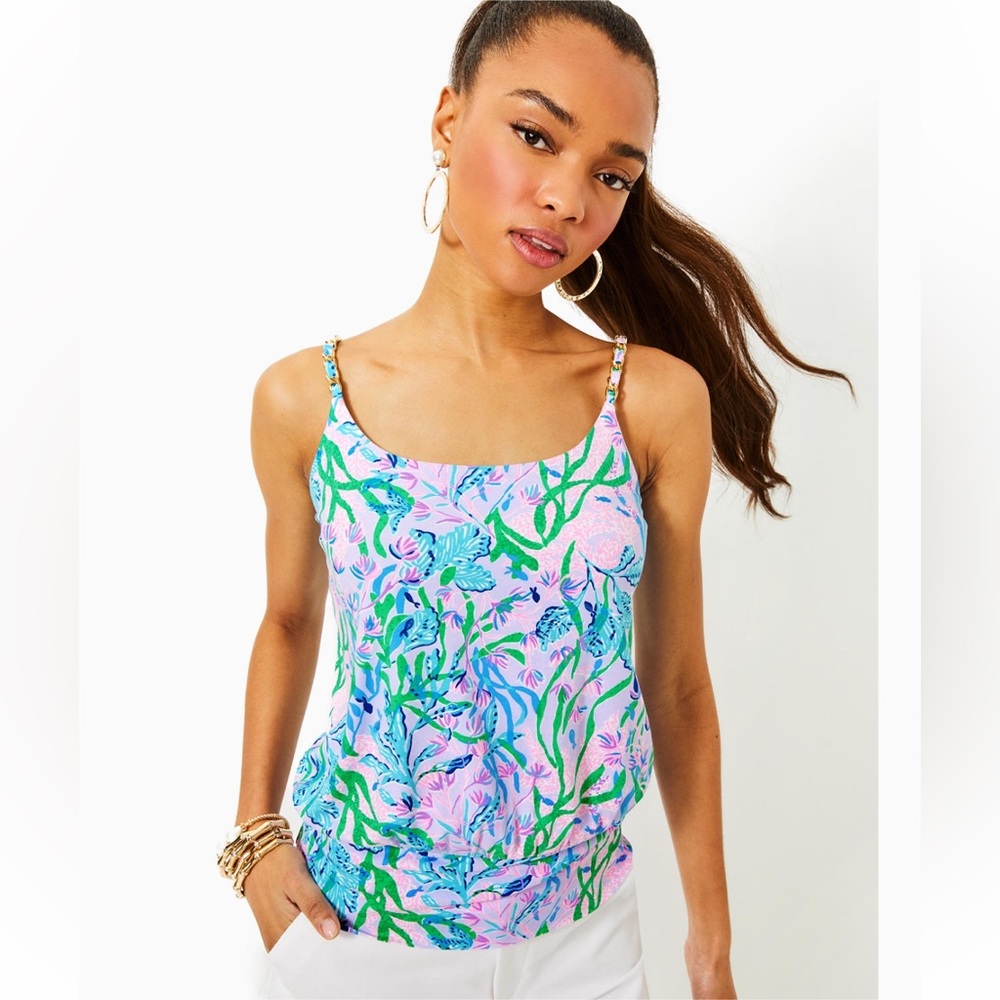 Lilly Pulitzer Cannavale Knit Top Sz XL NWT